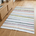 Oriental pattern on the Thalothymia vintage kilim rug – handwoven flatweave in Anatolia, Turkey