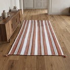 Oriental pattern on the Terpsinassa vintage kilim rug – handwoven flatweave in Anatolia, Turkey