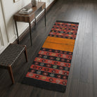 Oriental pattern on the Reside vintage kilim runner rug – handwoven flatweave in Anatolia, Turkey