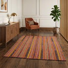 Oriental pattern on the Sirinsima vintage kilim rug – handwoven flatweave in Anatolia, Turkey