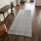 Oriental pattern on the Zarema vintage kilim runner rug – handwoven flatweave in Anatolia, Turkey