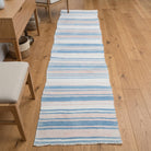 Oriental pattern on the Polyphaessa vintage kilim runner rug – handwoven flatweave in Anatolia, Turkey