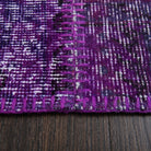 Solid pattern on the Asusima vintage patchwork area rug – handmade in Anatolia, Turkey