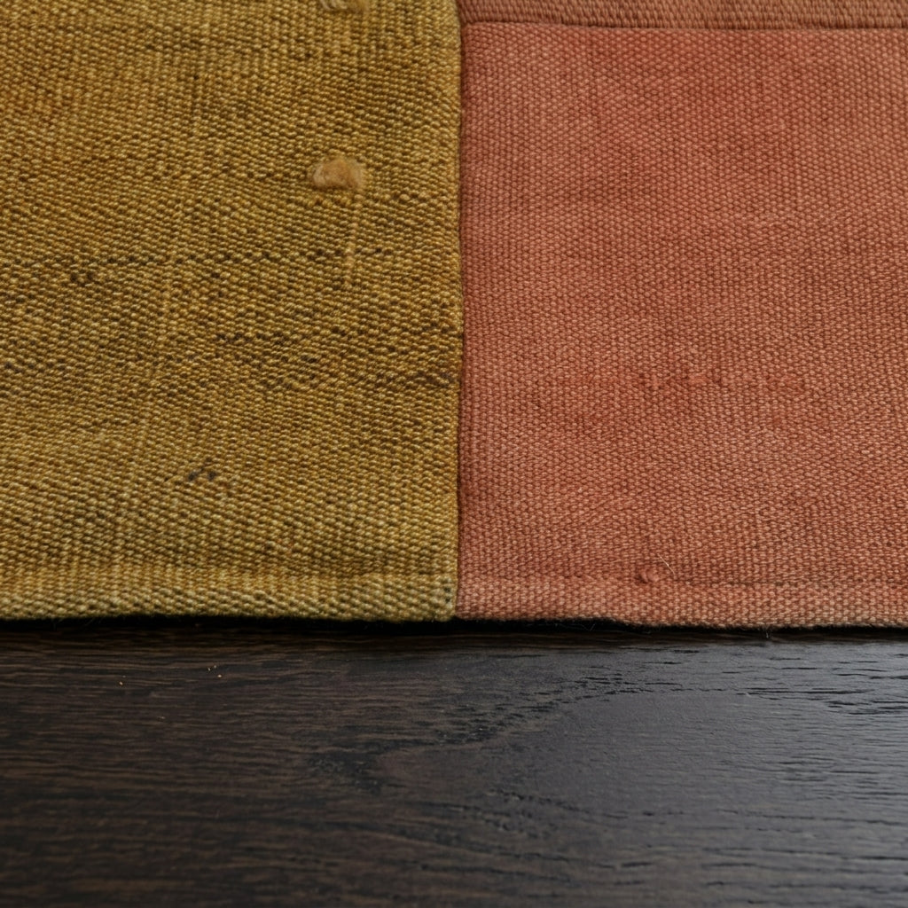 Oriental pattern on the Tsitsino vintage patchwork area rug – handmade in Anatolia, Turkey