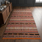Oriental pattern on the Aglaogena vintage kilim rug – handwoven flatweave in Anatolia, Turkey