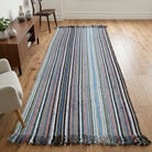 Striped pattern on the Ipekruh vintage kilim runner rug – handwoven flatweave in Anatolia, Turkey