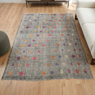 Dot pattern on the Pericihan vintage kilim rug – handwoven flatweave in Anatolia, Turkey
