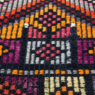 Geometric pattern on the Zerrinter vintage kilim rug – handwoven flatweave in Anatolia, Turkey