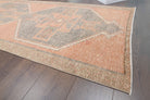 106x336 cm vintage Anatolian runner rug – Sahrasever, low pile, wool