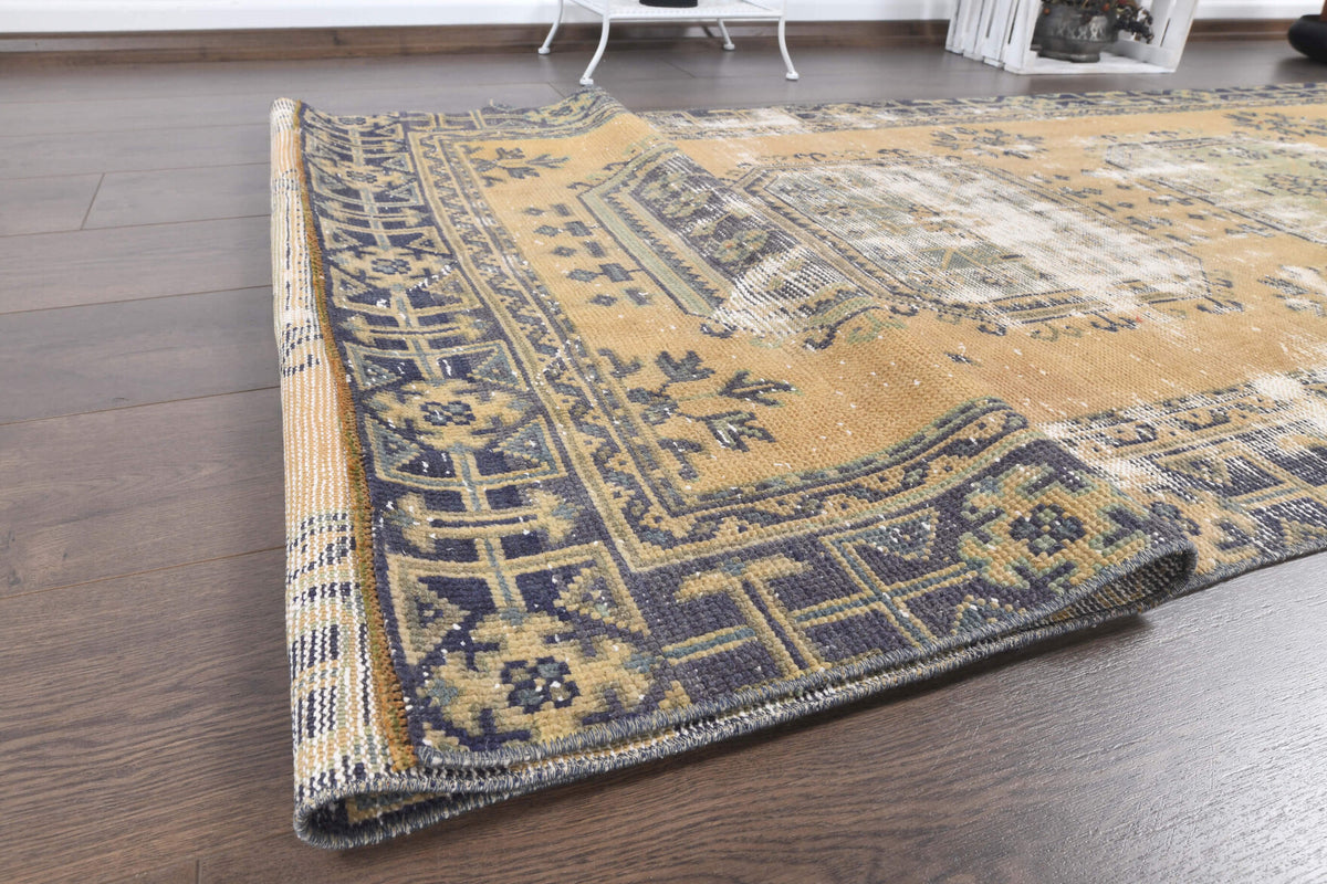 4x11 Vintage Handwoven Rug Runner