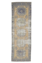 4x11 Vintage Handwoven Rug Runner