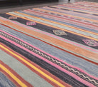 One-of-a-kind 1960s Anatolian vintage kilim runner rug in wool, 3'10" x 10'8"