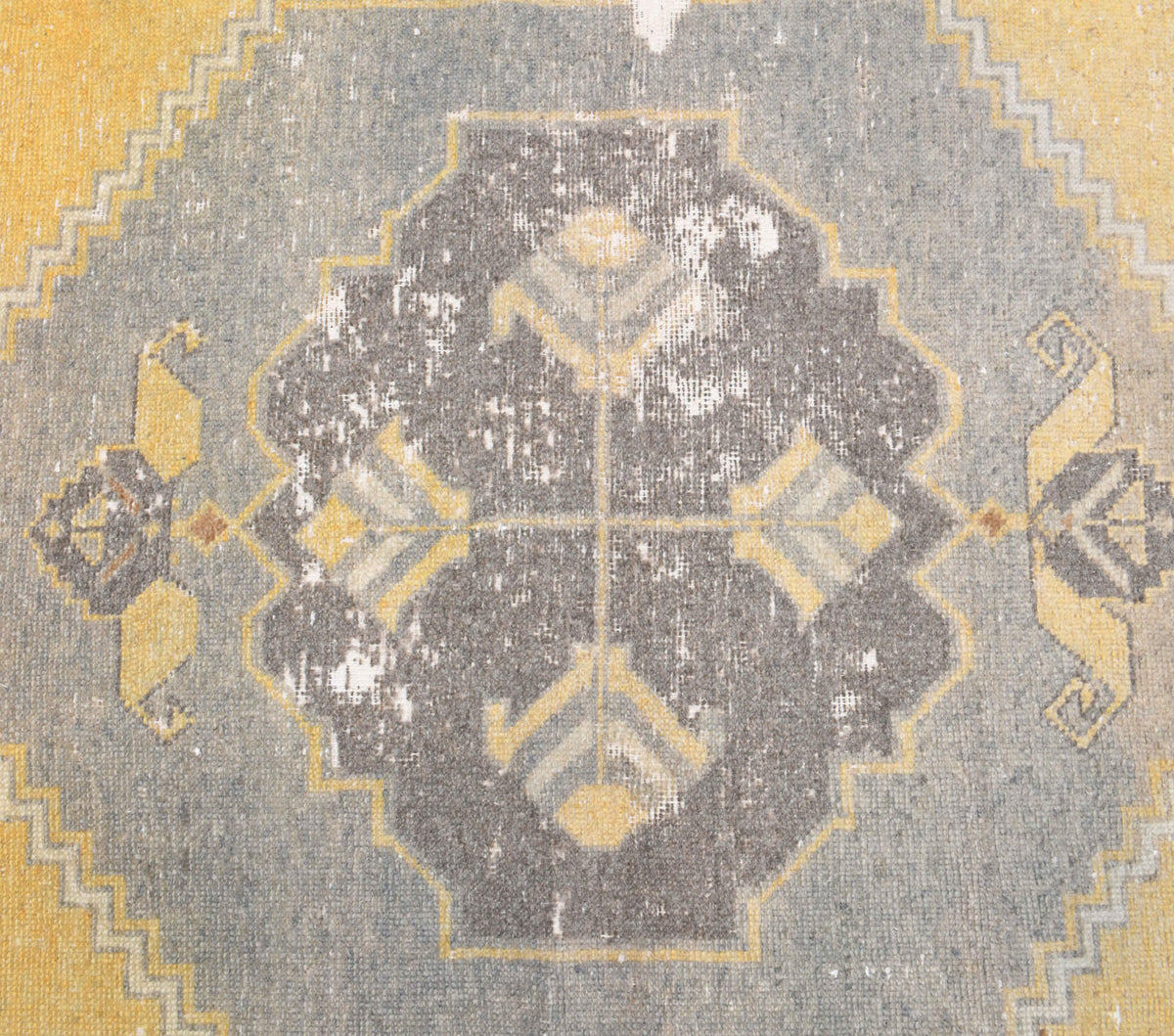 4x11 Wool Vintage Runner Rug