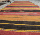 One-of-a-kind 1960s Anatolian vintage kilim runner rug in wool, 3'11" x 11'8"