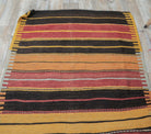 120x355 cm vintage kilim Anatolian runner rug – Naiaphyllis, flatweave, wool