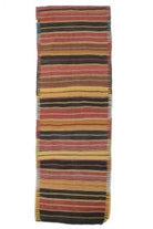 Handwoven flatweave wool runner from Anatolia, Turkey – 4x12 Vintage Handwoven Kilim Runner 3'11" x 11'8"