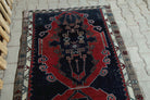 115x373 cm vintage Anatolian runner rug – Incisema, low pile, wool