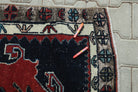 Incisema – vintage oriental runner for living room or hallway, 3'9" x 12'3" (115x373 cm)