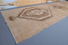 Turkish Vintage Oushak Runner Rug