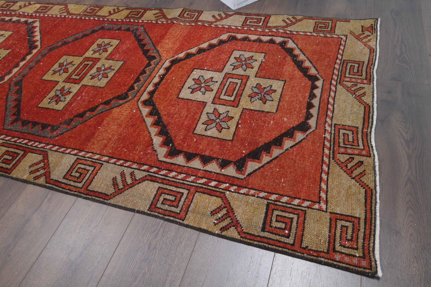 Vintage Red Runner Rug