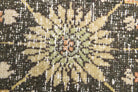 Pyrropheme runner: 1970s handmade Anatolian runner with oriental motifs and cotton backing