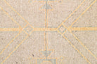 Saffetsu runner: 1970s handmade Anatolian runner with geometric motifs and cotton backing