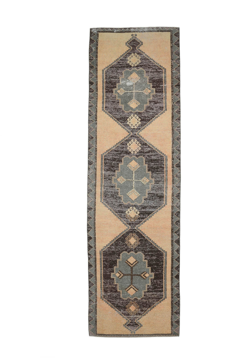 Ruyaban Geometric Vintage Runner Rug – Fame Rugs