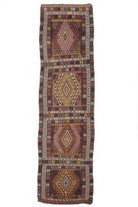 4x14 Vintage Kilim Flatweave Rug Runner