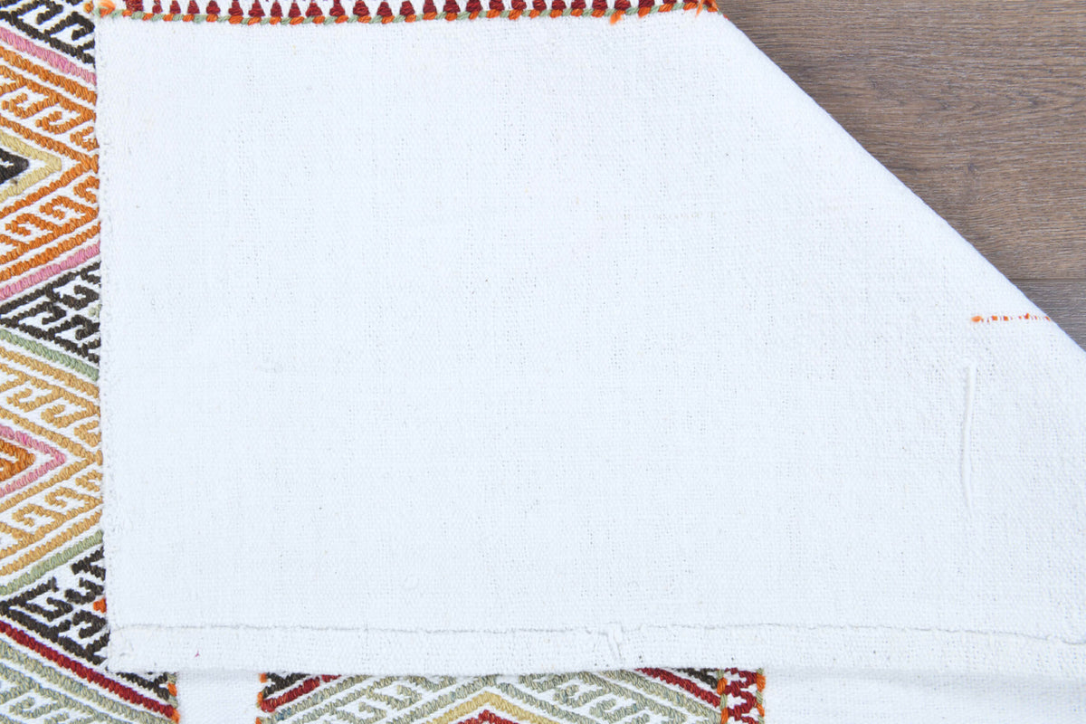 4x4 Handmade Vintage Accent Rug