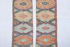 4x4 Handmade Vintage Accent Rug