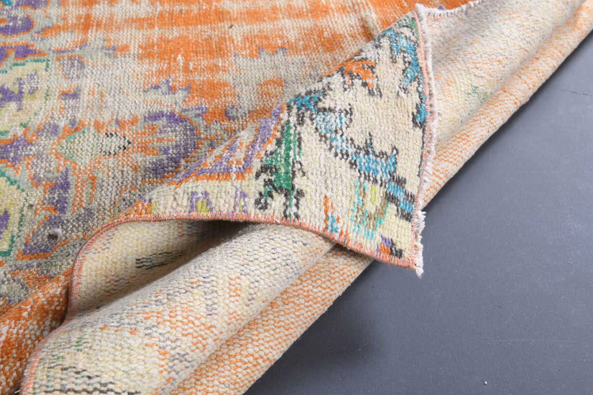 4x5 Handmade Vintage Anatolian Small Rug