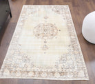 4x6 Handmade Vintage Area Rug