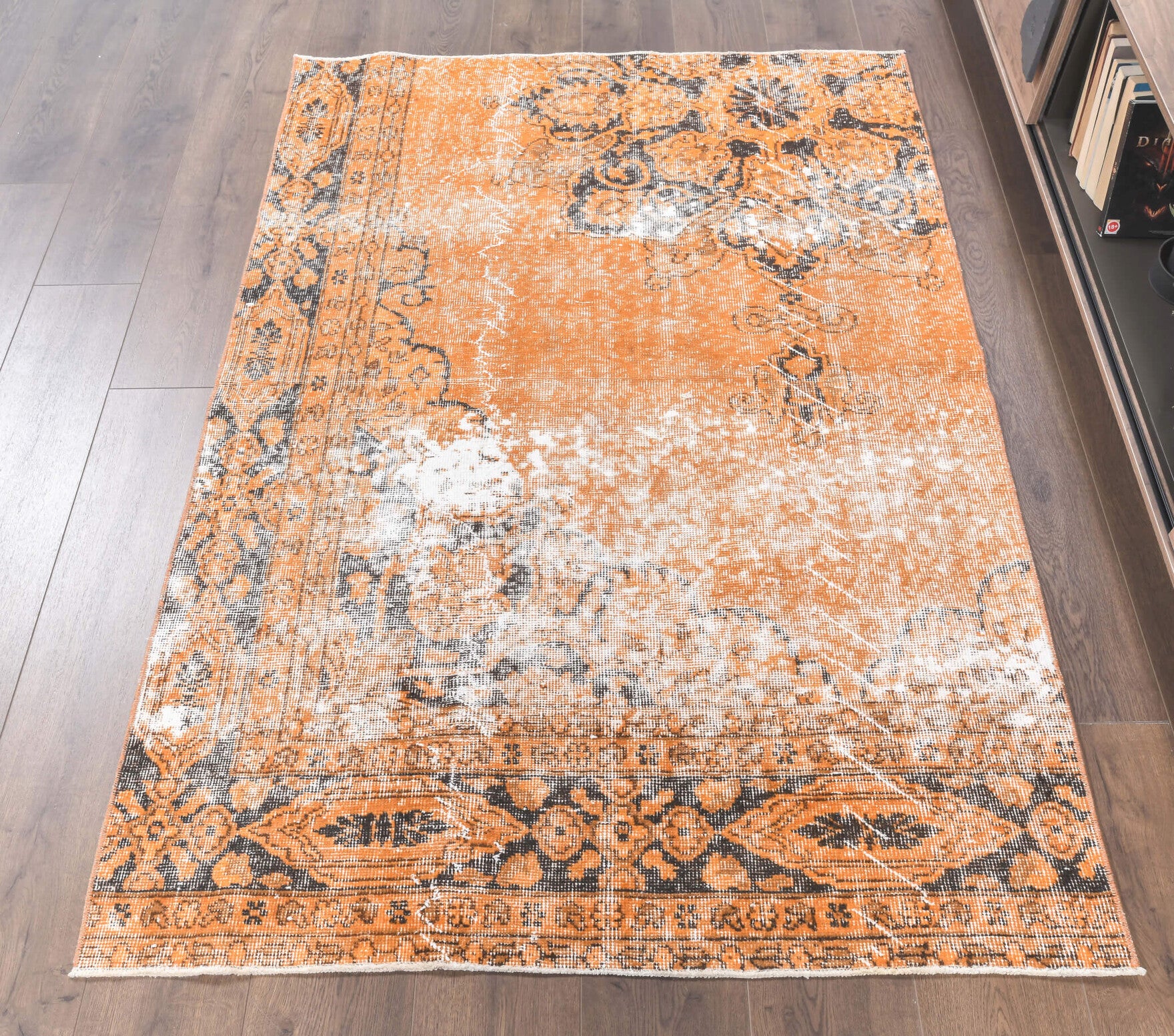 4x6 Vintage Handmade Anatolian Area Rug