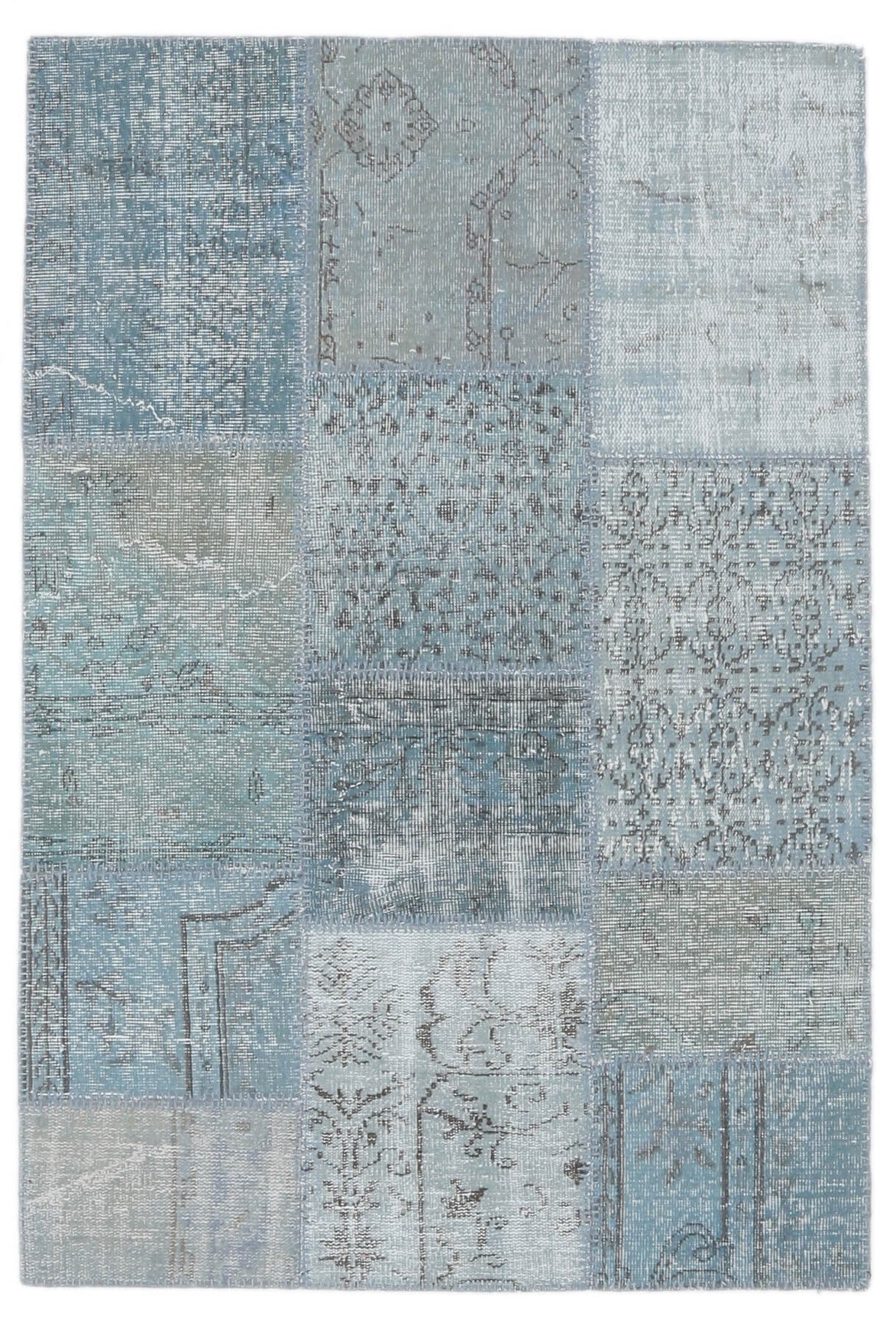 4x6 Vintage Handmade Patchwork Area Rug