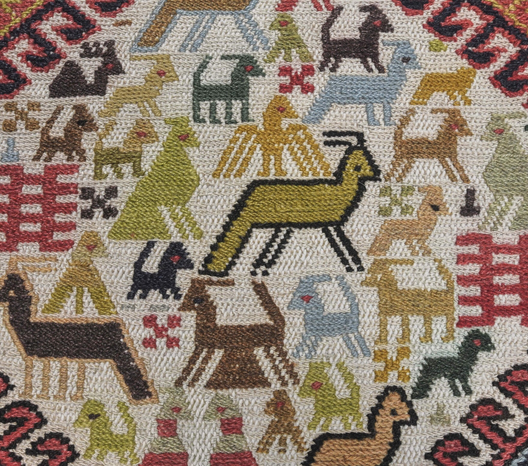 Vuslatpeyker kilim: 1970s handwoven flatweave Anatolian kilim with ikat motifs and cotton backing