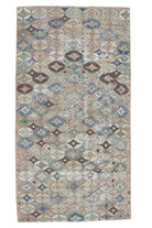 4x7 Vintage Handmade Anatolian Retro Rug