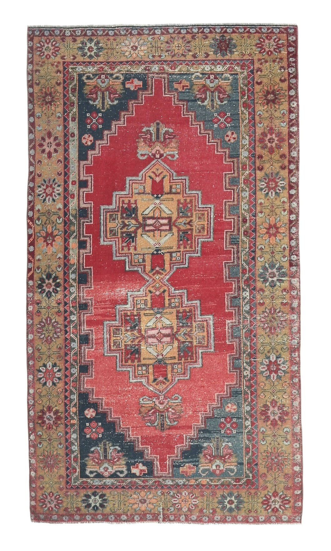 Vintage Anatolian Varosh Area Rug