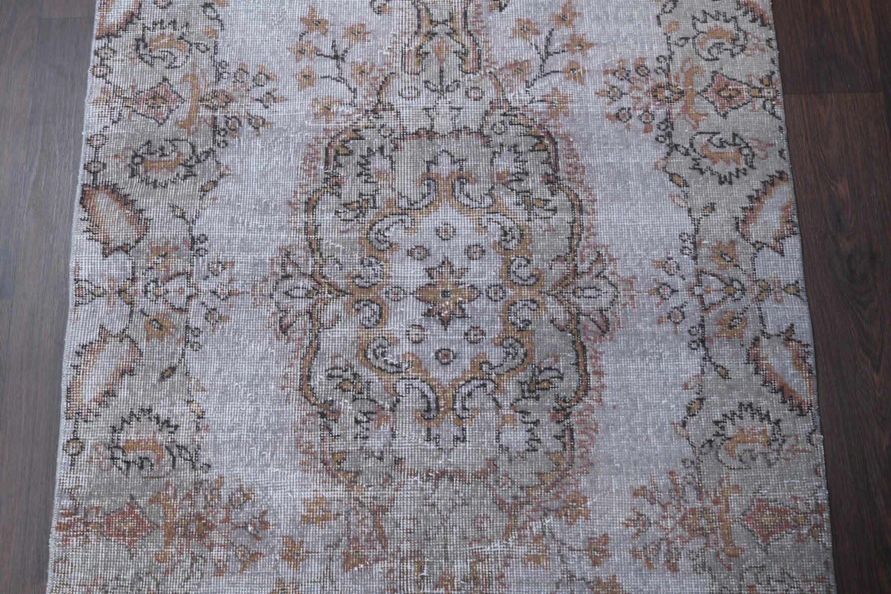 One-of-a-kind 1970s Anatolian vintage area rug in wool, 3'7" x 6'9"