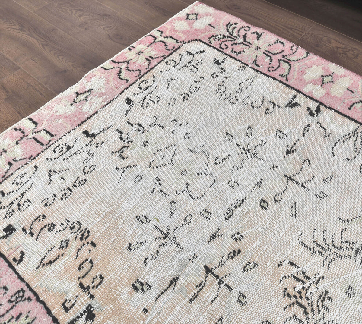 4x7 Vintage Handmade Anatolian Area Rug