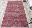 4x7 Vintage Turkish Handmade Anatolian Area Rug