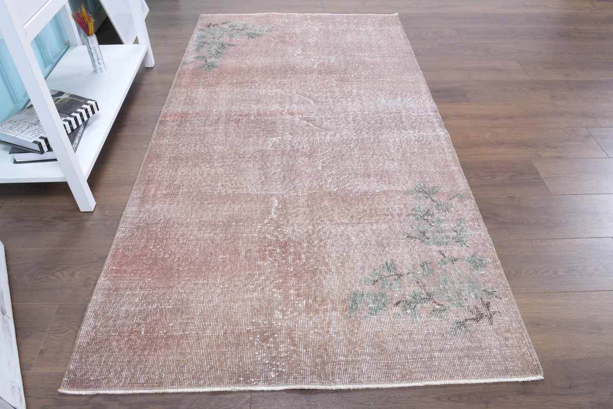 4x7 Wool Antique Oushak Rug