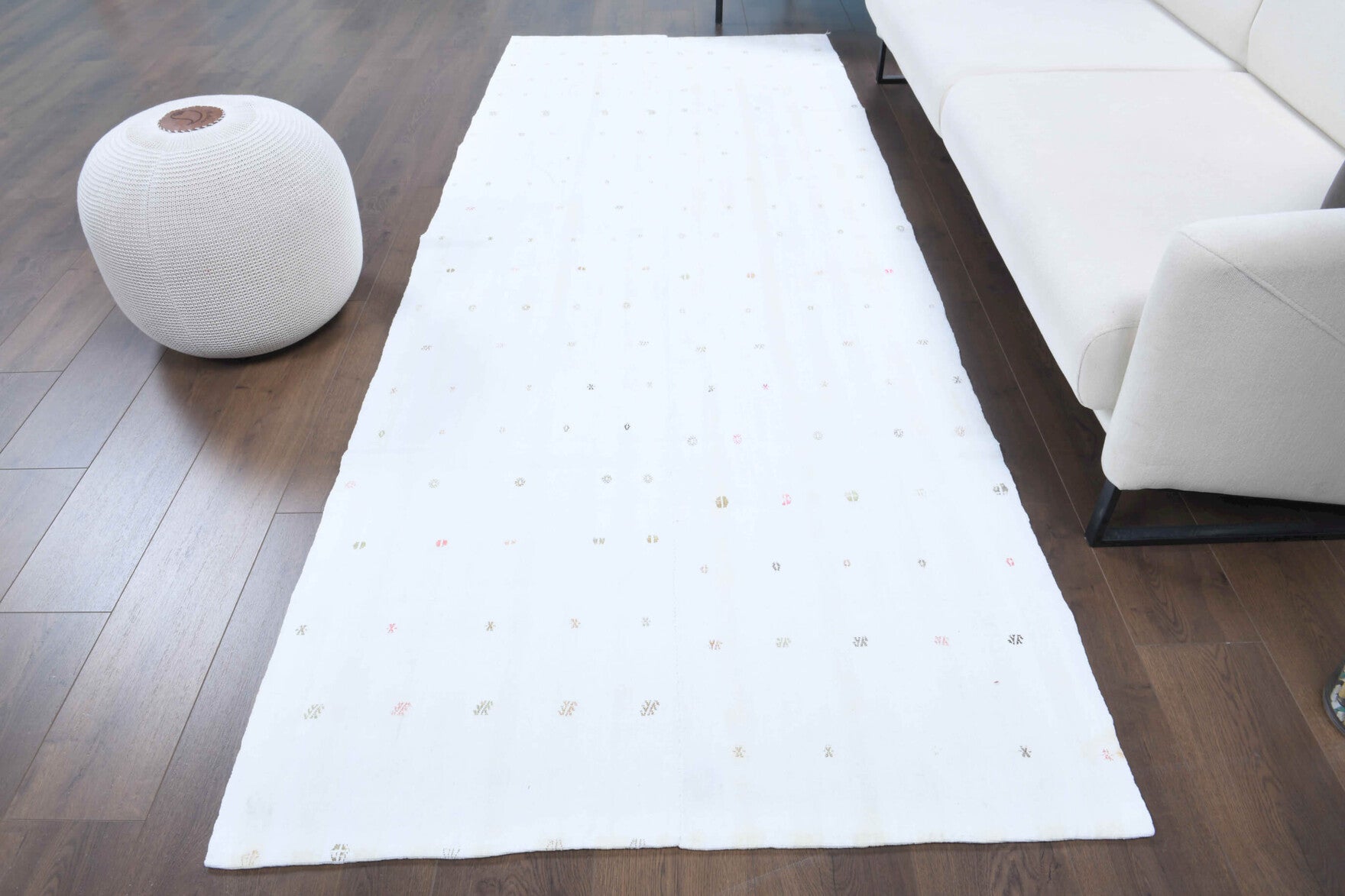 4x8 Handmade Vintage Area Rug