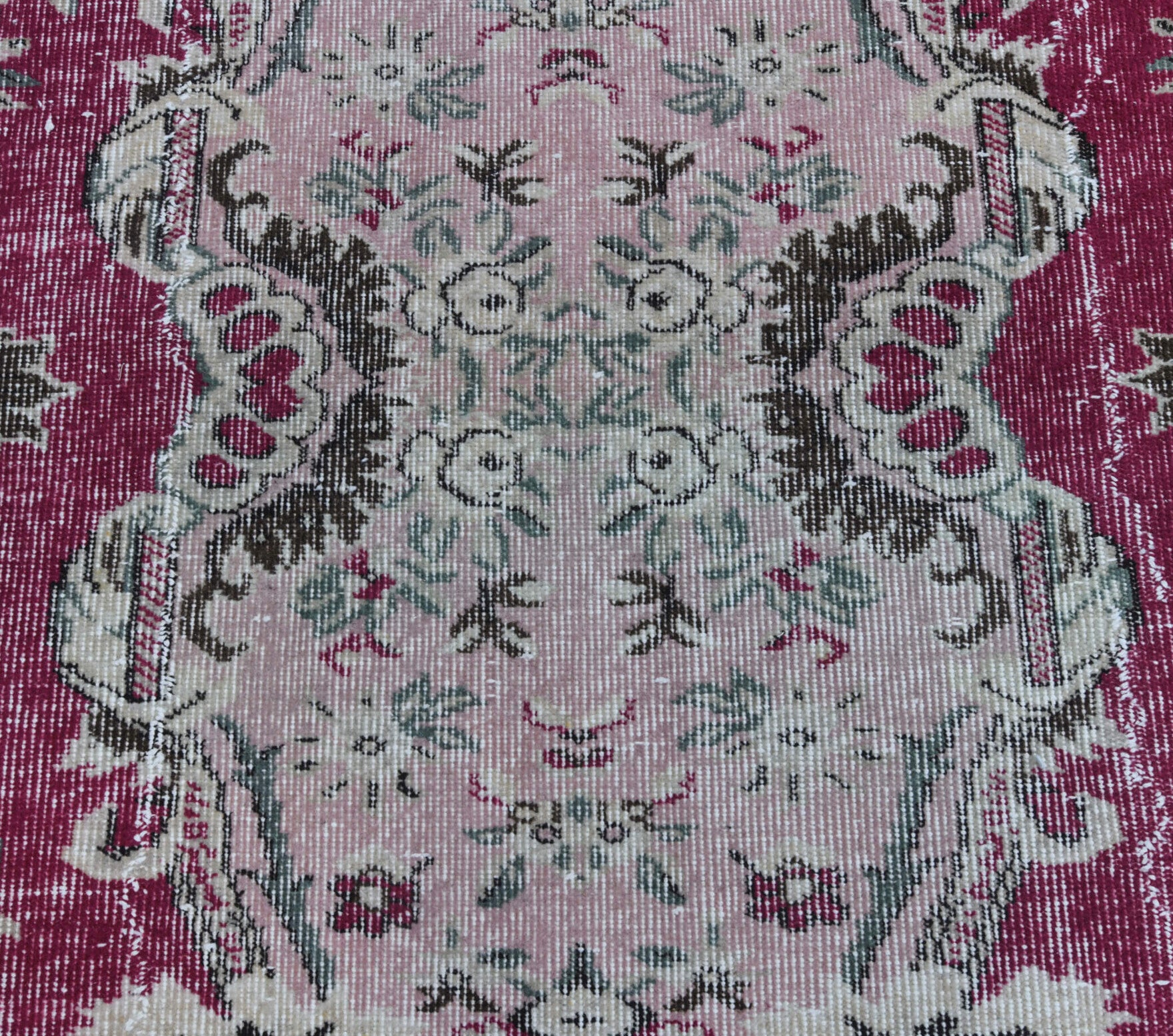 One-of-a-kind 1970s Anatolian vintage area rug in wool, 3'7" x 7'8"