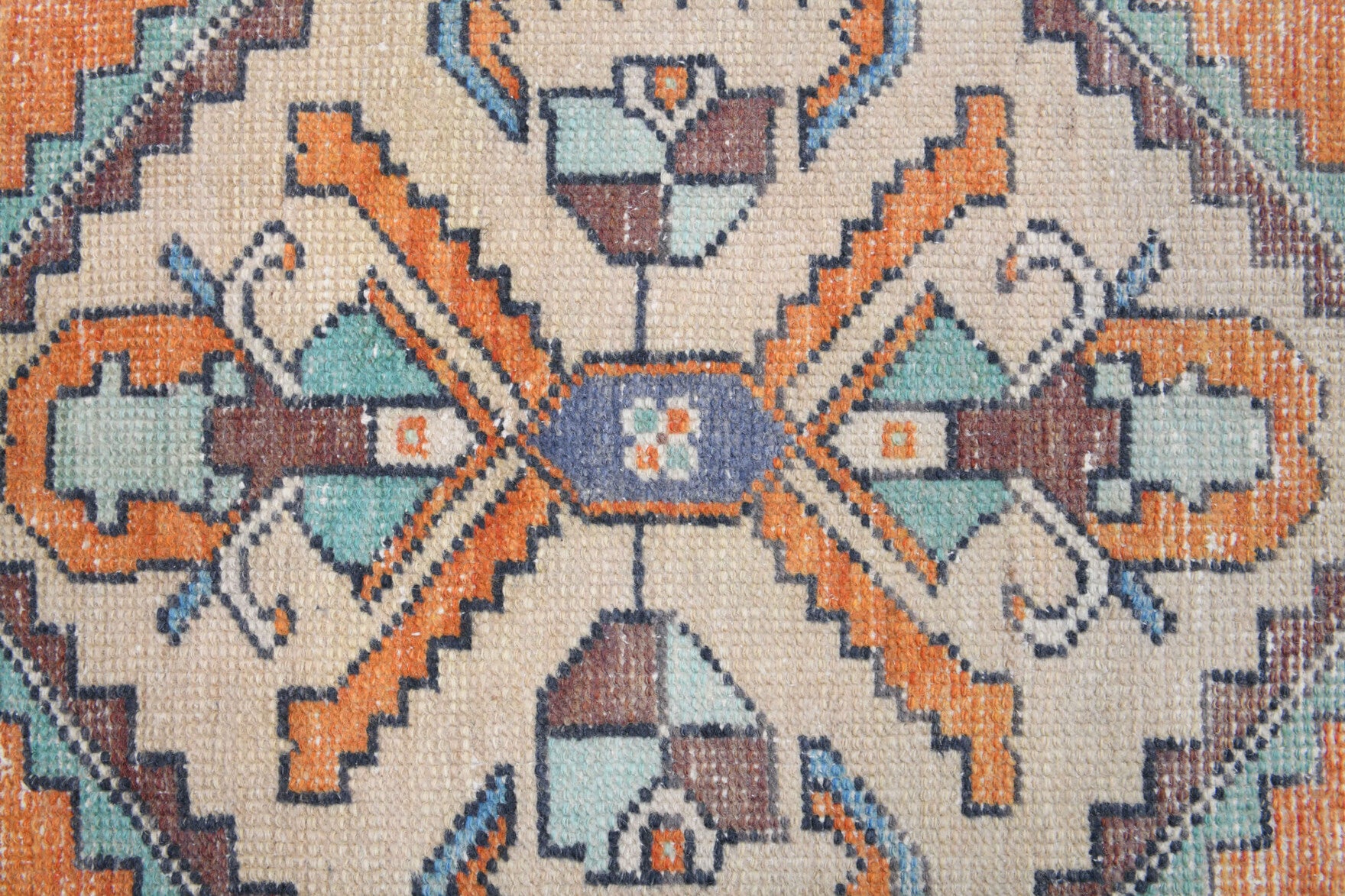 One-of-a-kind 1970s Anatolian vintage area rug in wool, 3'10" x 8'2"