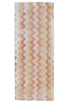 Vintage Zig Zag Anatolian Runner Rug