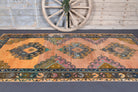 5x10 Handmade Vintage Wide Runner Rug