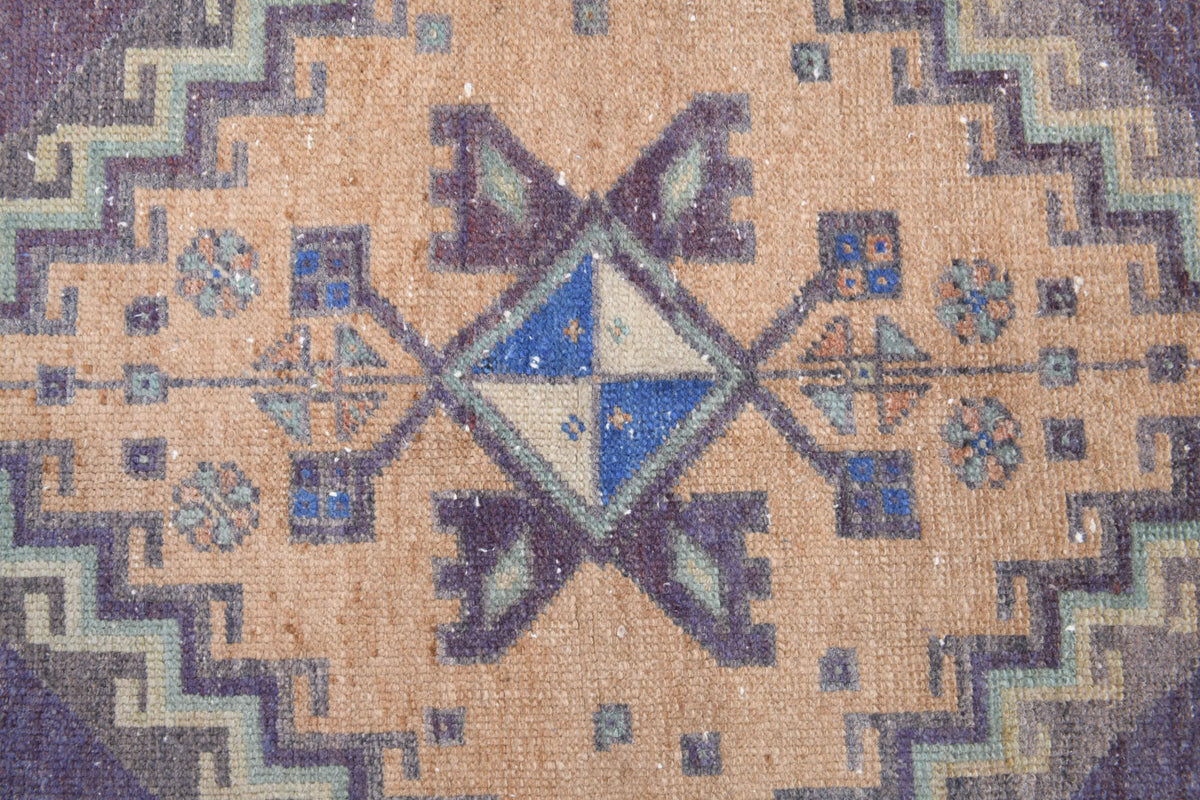 5x11 Wool Vintage Oushak Rug