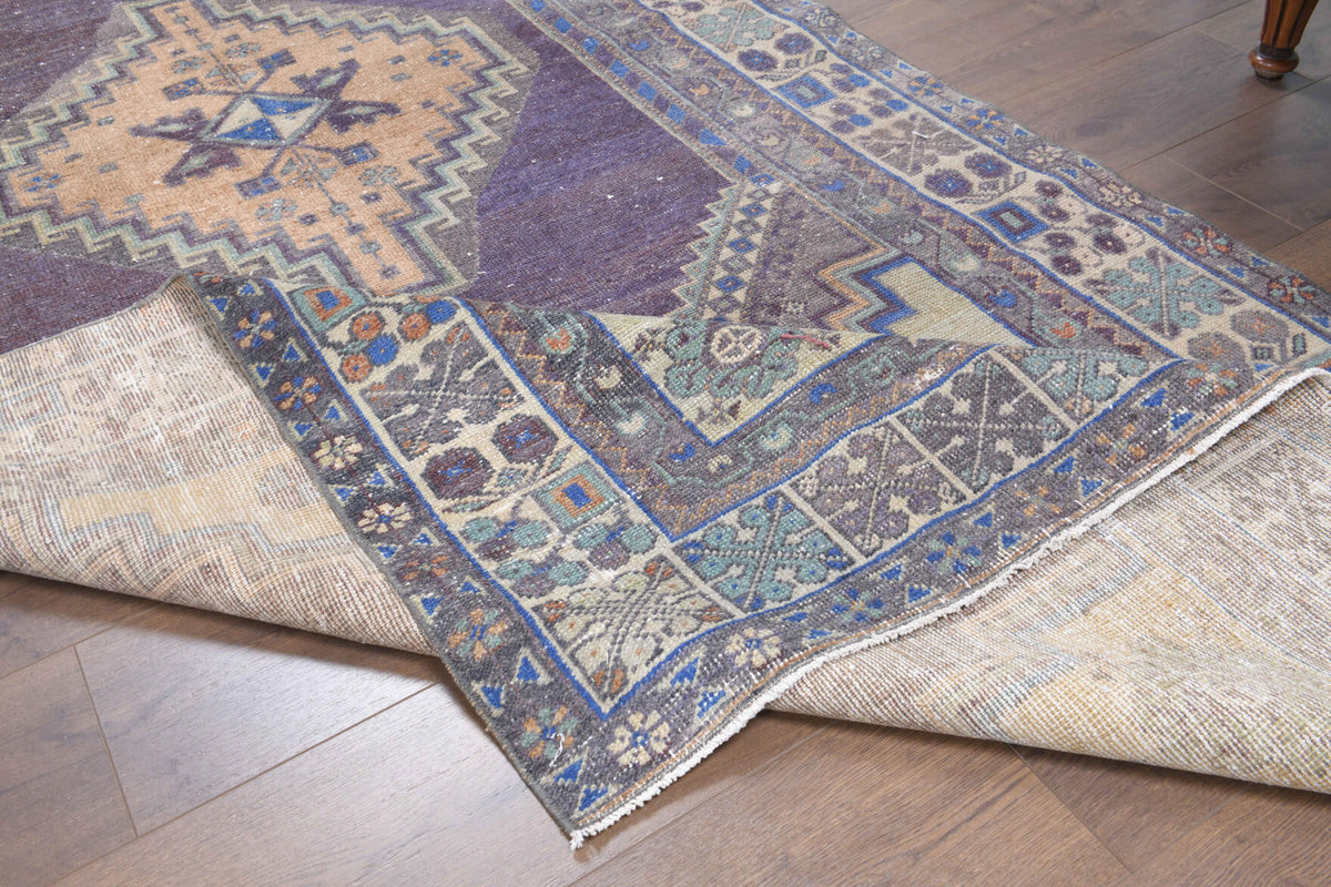 5x11 Wool Vintage Oushak Rug