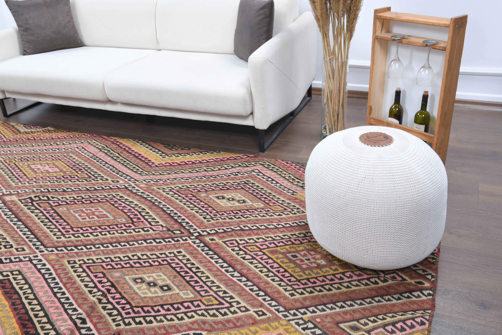 Pembeisik – vintage runner for living room or bedroom, 5' x 12'4" (153x377 cm)