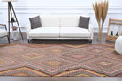 5x12 Wool Kilim Vintage Runner Rug